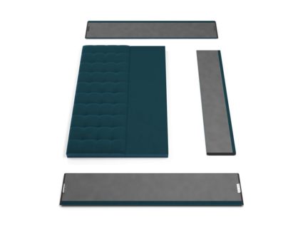 Кровать Lonax Аврора велюр Dolly-1 140х190