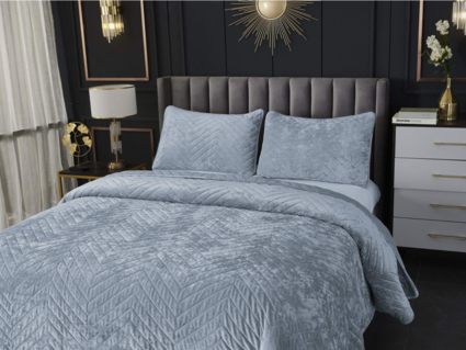 Покрывало Софи де Марко Фернанд (серо голубое) 240х260