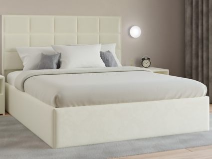 Кровать Lonax Адель велюр Dolly-13 (с основанием)