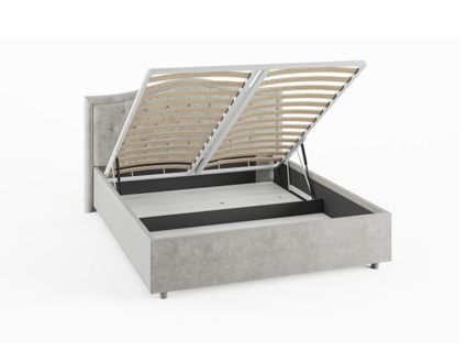 Кровать Сонум Ancona Рогожка Мокко (с подъемным механизмом) 80х190