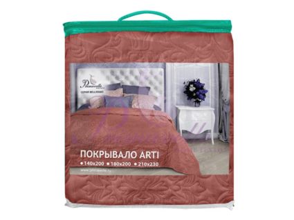 Покрывало Primavelle Arti Вензель марсала 140х200