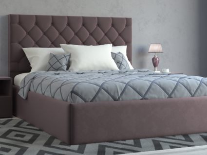 Кровать Lonax Элоиза велюр Dolly-13 (с основанием)