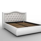 Кровать Sleeptek Premier 6 Экокожа White (с подъемным механизмом) 140х190